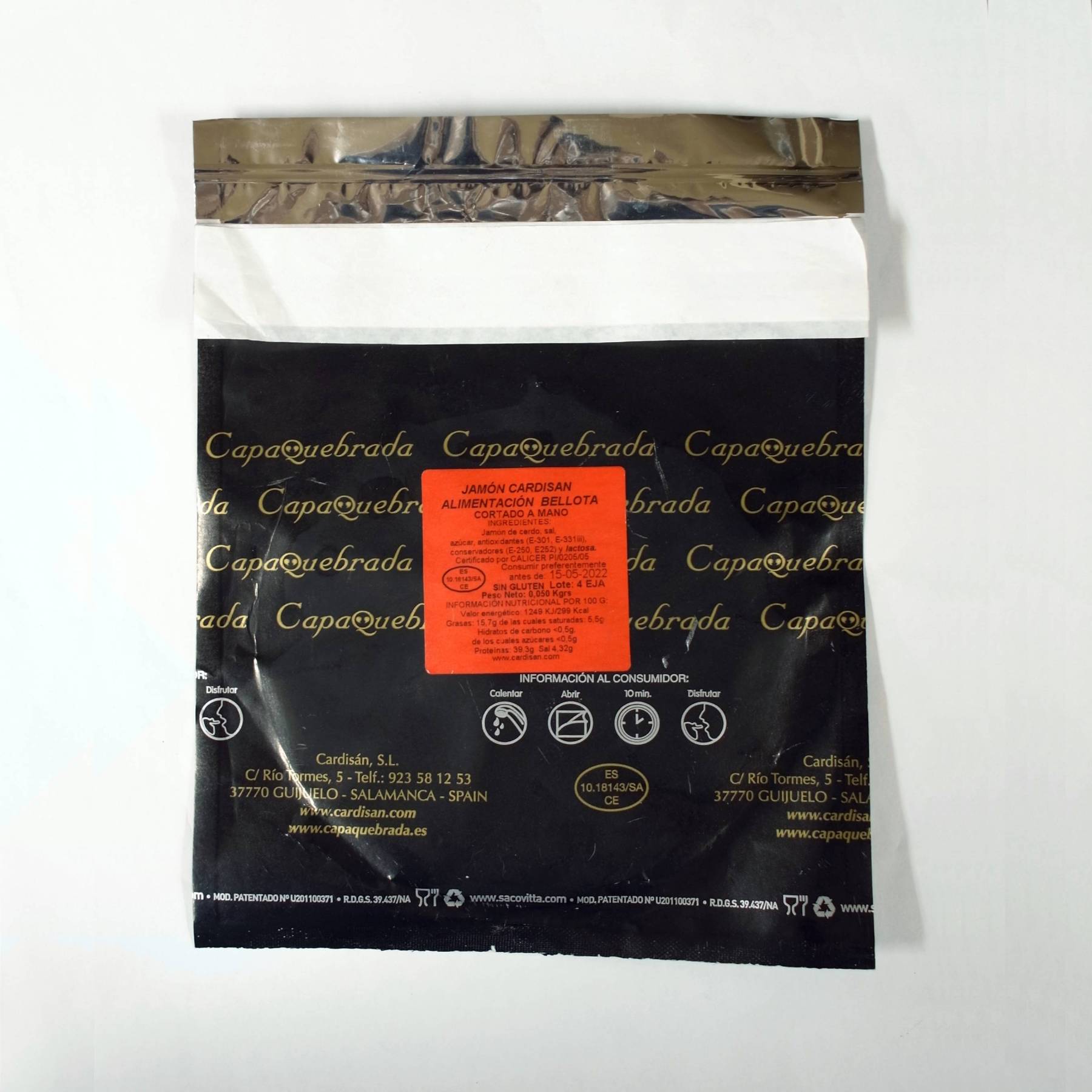 ハモン・イベリコ・ベジョータ 手切りスライス ギフエロ産《イベリコ/スライス/後脚》50g  - 画像 (2)