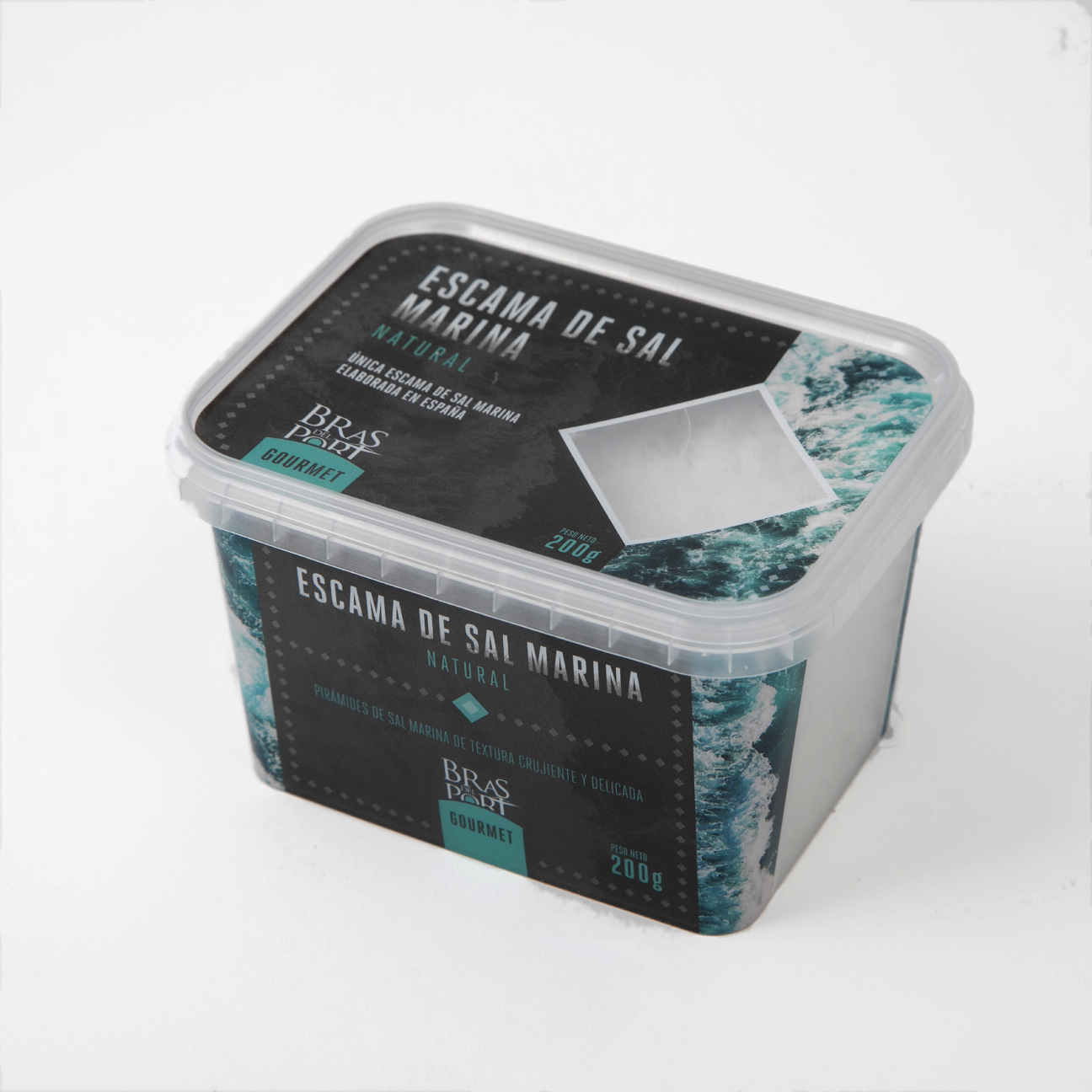 スペイン産海塩 結晶塩 フレークソルト(プレーン)  200g  - 画像 (5)