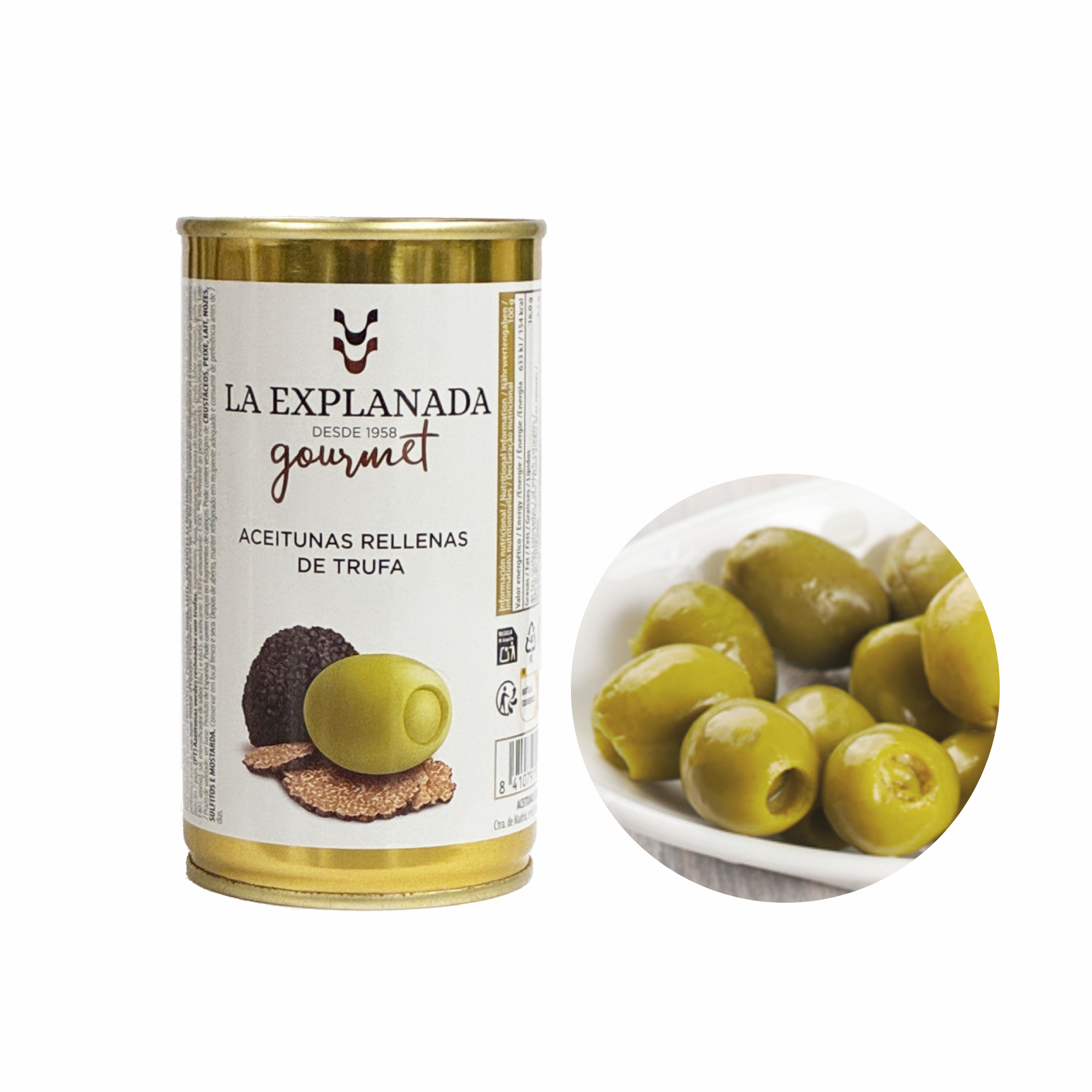 La Explanada Gourmet Aceitunas Rellenas de Trufa